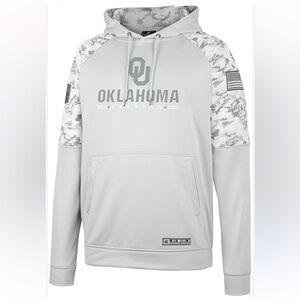 Colosseum Men's Oklahoma Sooners Military Appreciation Digital Camo Hoodie Med